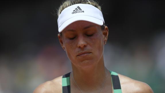 Kerber cae en primera ronda de Roland Garros