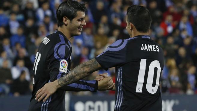 Una final diferente para James y Morata