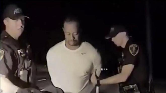 Así iba Tiger Woods cuando fue detenido