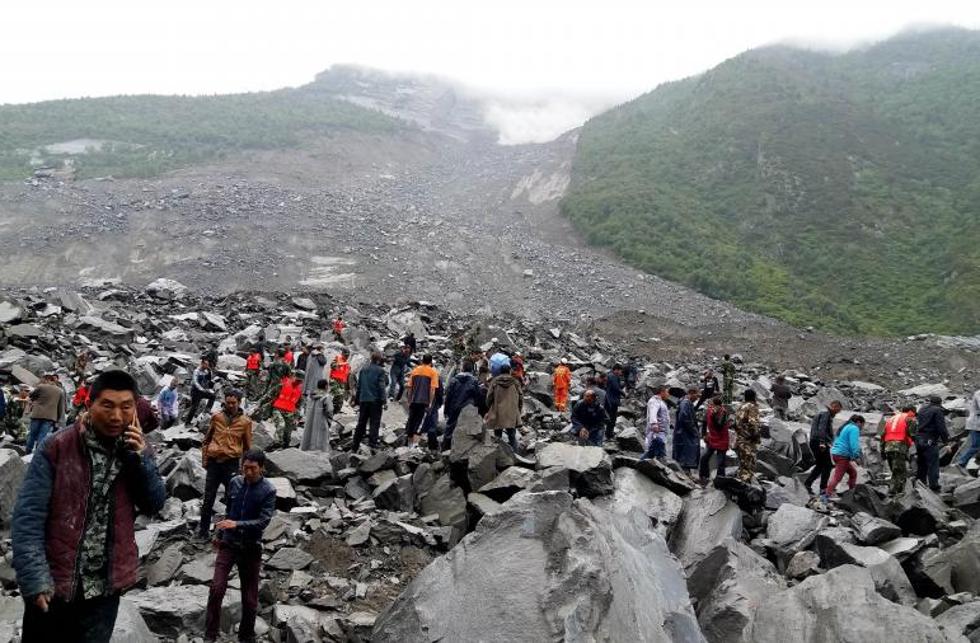Un deslizamiento de tierra deja al menos 120 desaparecidos en China
