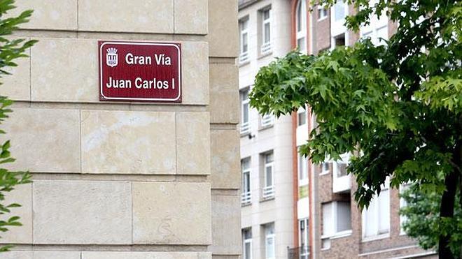 Gran Vía de Logroño, calle con nombre de Rey