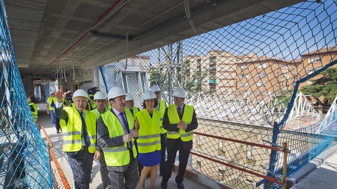 Las obras del Palacio de Justicia de La Rioja van "al ritmo adecuado" y finalizarán para comienzos de 2015