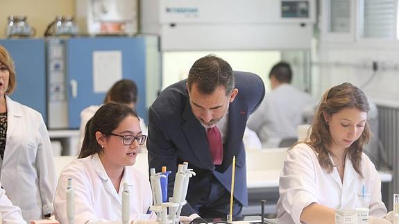 El Rey defiende una Formación Profesional "de calidad"