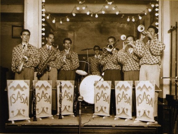 Orquesta Isasa, bar Brillante de Arnedo