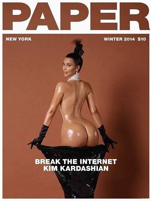 El trasero de Kim Kardashian calienta internet