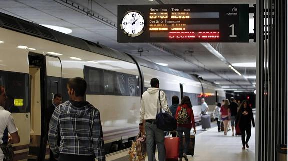 Un desprendimiento entre Arrúbal y Alcanadre para el Alvia Madrid-Logroño