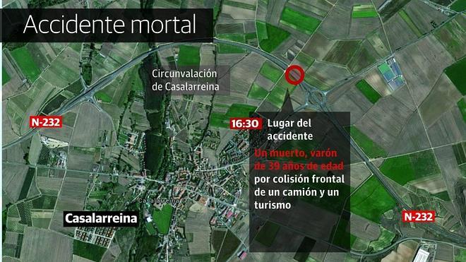 Un muerto en un accidente en Tirgo