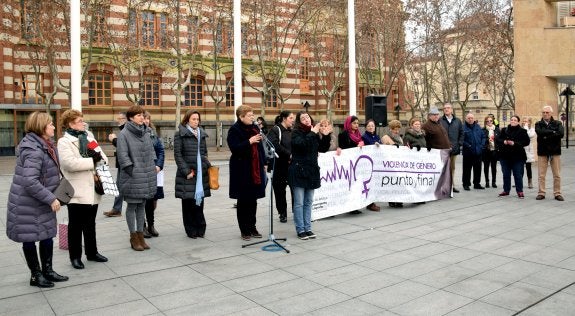 Concentración contra la violencia de género