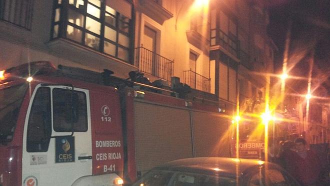 Conato de incendio en un cuarto de la calle San Antón de Alfaro