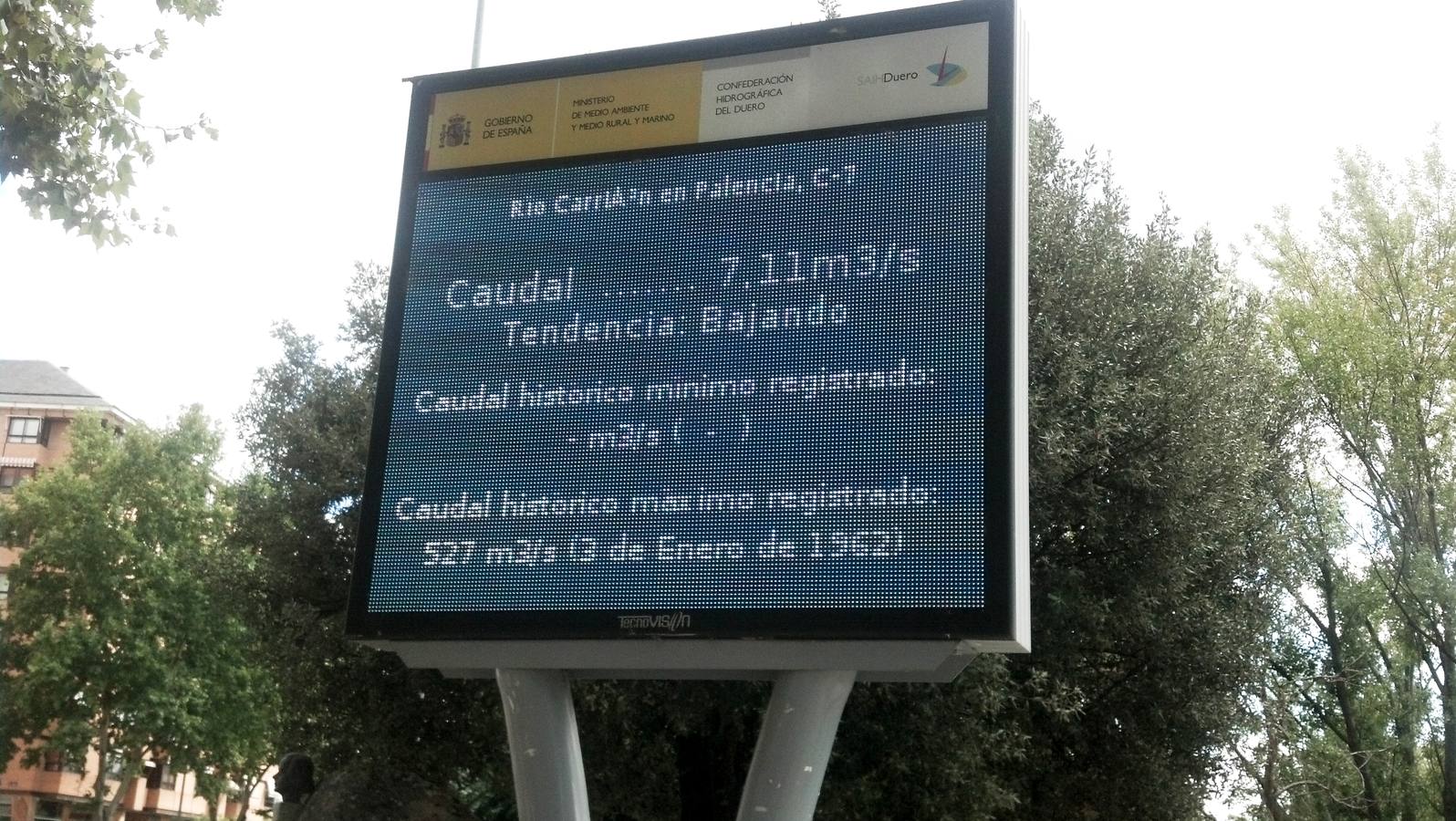 Un Ebro bravo llena una piscina de Las Norias cada segundo