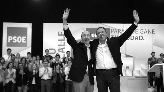 2011. Rubalcaba en La Rioja