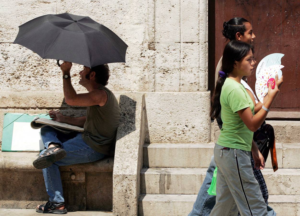 Abanicos, sombra y aire acondicionado para este verano