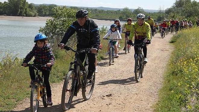 El V Día de la Bicicleta recorrerá este domingo los Sotos del Ebro en ambiente familiar