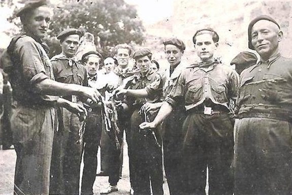 Quintos de Valgañón en 1941