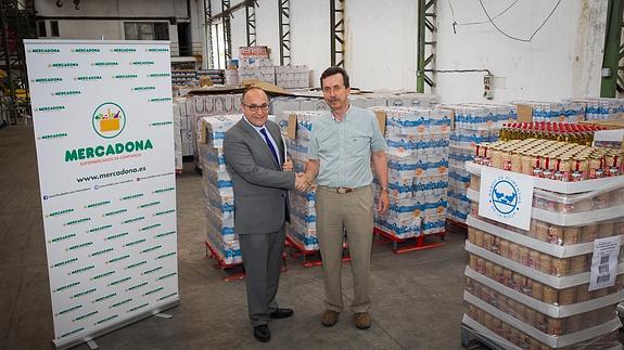 Mercadona entrega 4.500 kilos de productos al Banco de Alimentos de La Rioja