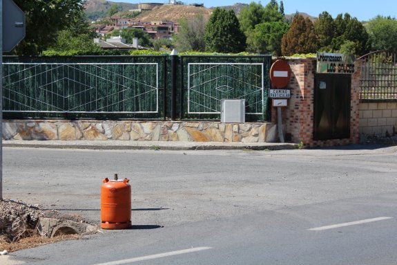 Una bombona, al solazo y «solita»