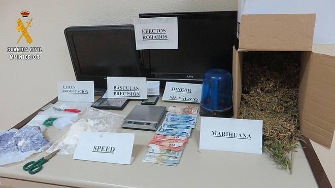 Cinco detenidos por tráfico de drogas y robos en La Rioja Baja
