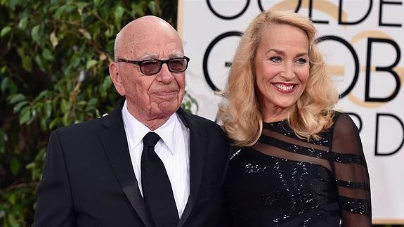 Rupert Murdoch y JerryHall se casan