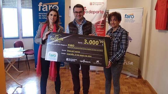 La San Silvestre de Logroño consiguió recaudar 3.000 euros para FARO