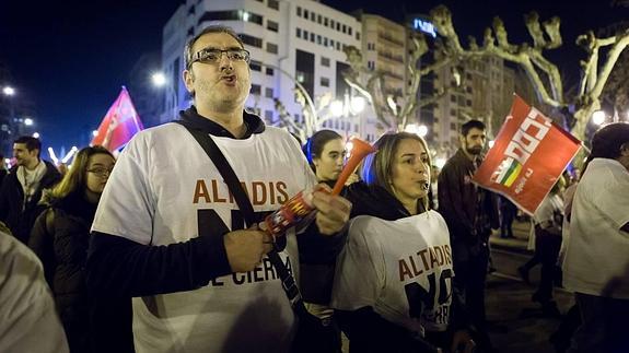 Los trabajadores de Altadis siguen en lucha