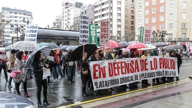 Los sindicatos piden una «negociación real» con el Ejecutivo riojano