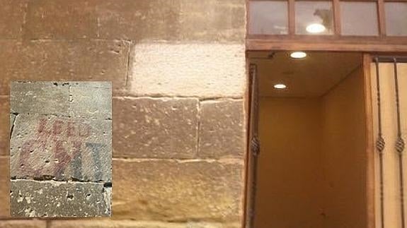 El PSOE de San Vicente denuncia el borrado de una «pintada histórica» de la CNT