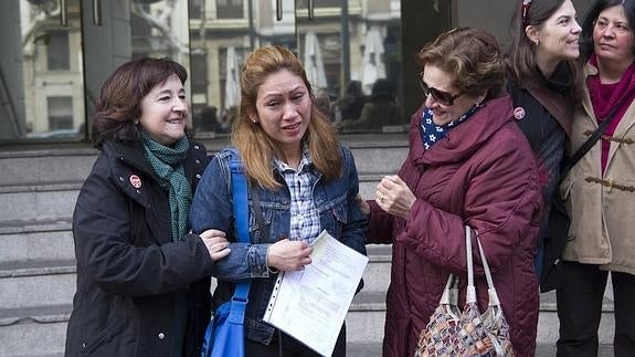 Paralizado el desahucio de una mujer con tres hijos en Logroño