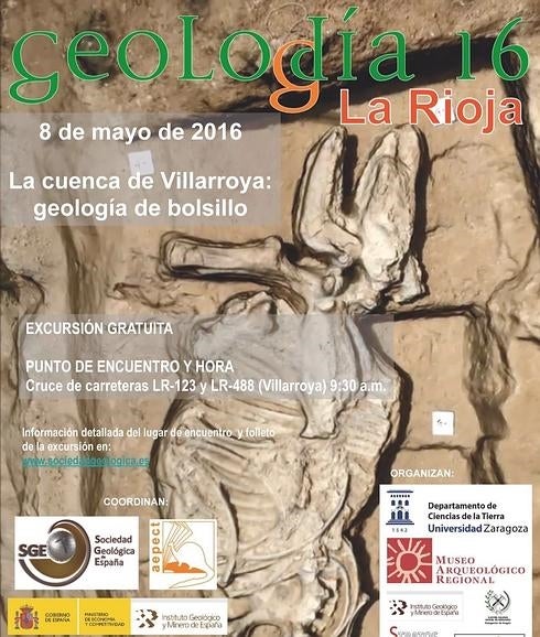 La actividad 'Geolodía' elige Villarroya para una de sus visitas guiadas