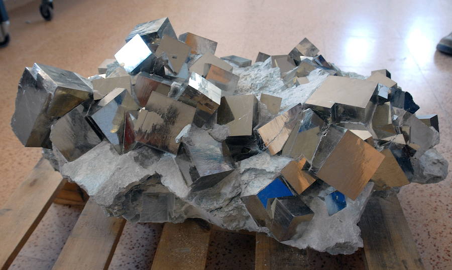 Las piritas riojanas se exponen en Madrid