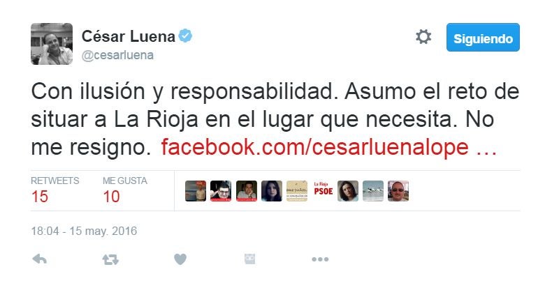 Luena repite como cabeza de lista del PSOE