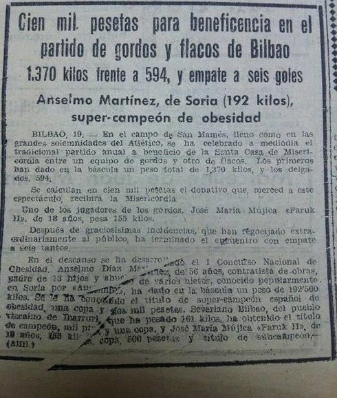 Kilos y goles: gana un soriano