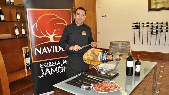 El jamón, bien fino