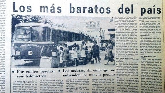 Autobuses, los de Logroño