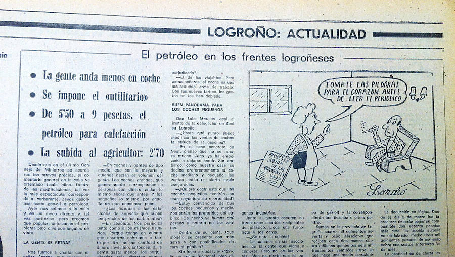 La gasolina, por las nubes