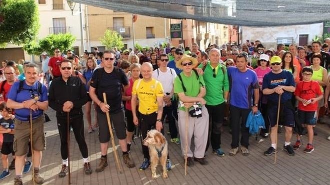 Más de 200 personas se dieron cita en la cuarta edición de la marcha por Tudelilla