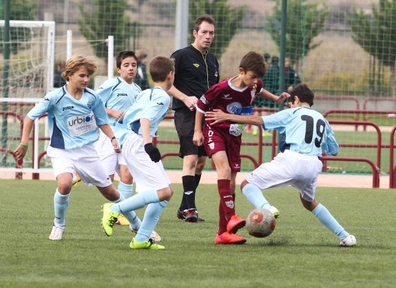 Los mismos actores principales en alevines