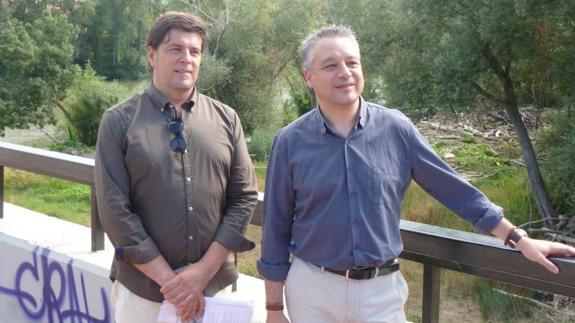 El PSOE acusa al Ayuntamiento de Logroño de «dar la espalda» al río Ebro