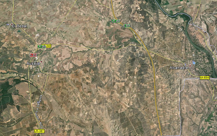 El PR+ urge el arreglo de la carretera LR-259, entre Alcanadre y Ausejo