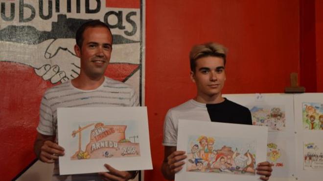 Ángel Pascual ilustrará la pancarta de la Peña Lubumbas