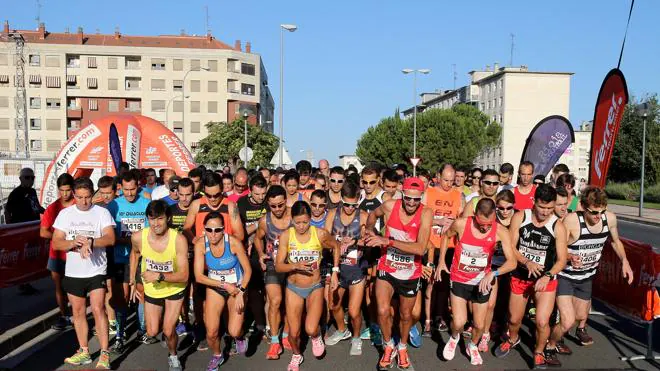 lapso jueves paridad Miguel Ferrer y Ana Riera, ganadores de la III Maratón Adidas Logroño | La  Rioja