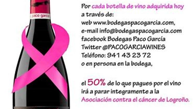 Paco García dona la mitad de lo que venda mañana a la lucha contra el cáncer de mama