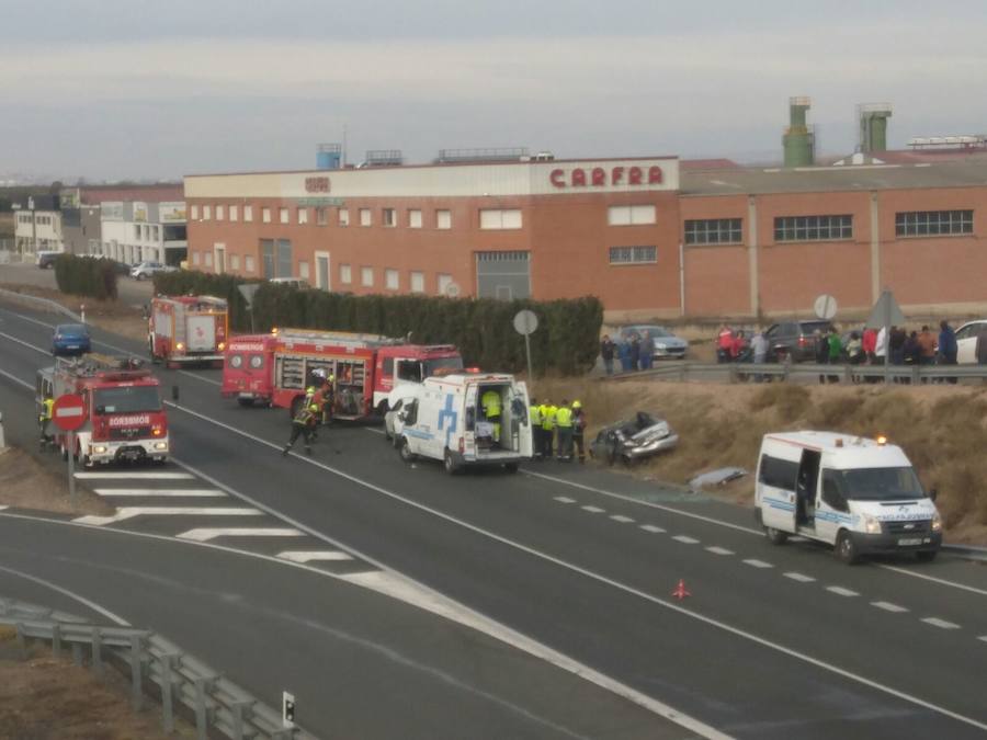 Nuevo accidente en la N 232