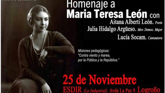 Homenaje a María Teresa León