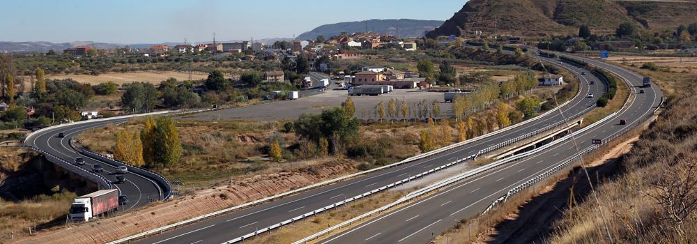 La futura autovía pasa por la actual autopista