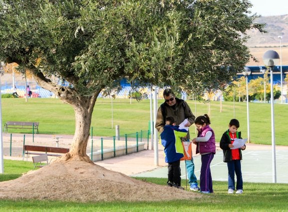 Cita en el parque del Iregua