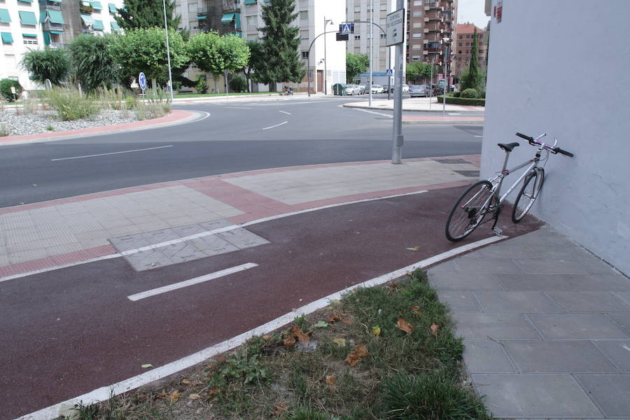 Ciudadanos pide crear una vía ciclista en Lobete y Obispo Fidel García de Logroño