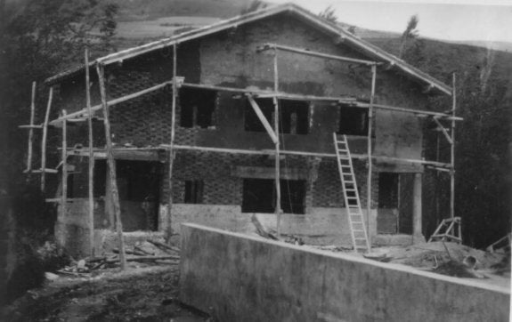 Obras del centro de salud de Valgañón