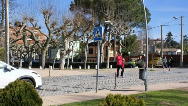 Paso peatonal peligroso en Nájera