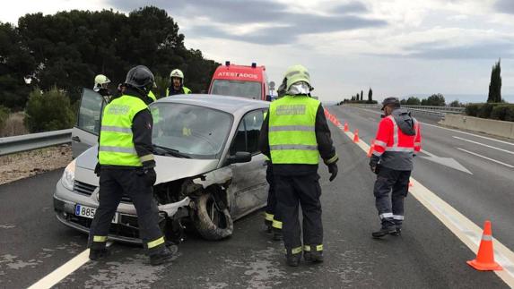 Un vecino de Alfaro triplica la tasa de alcohol en un accidente en Tudela
