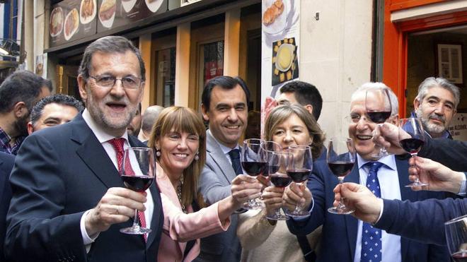 Rajoy reúne a la cúpula del PP, con Ceniceros al frente del PP riojano